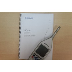 Sonómetro CESVA SC420 com manual de instruções