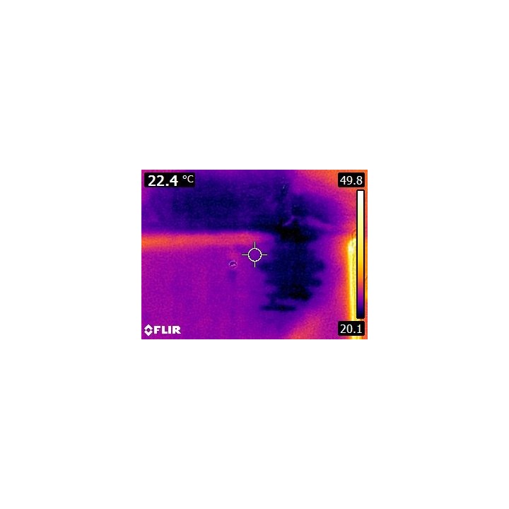Vista termográfica humedades