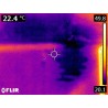 Vista termográfica humedades