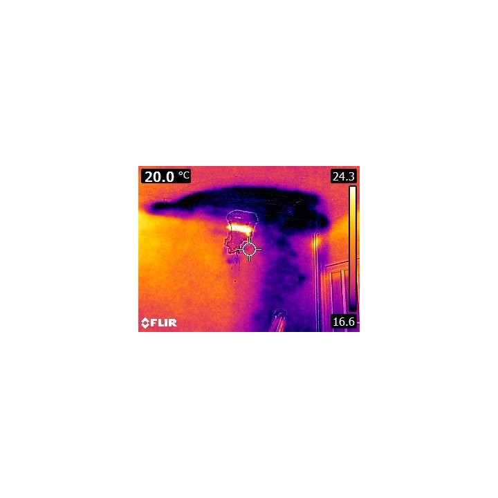 Lloguer de la càmera tèrmica WiFi FLIR E5 | Fugues i humitat