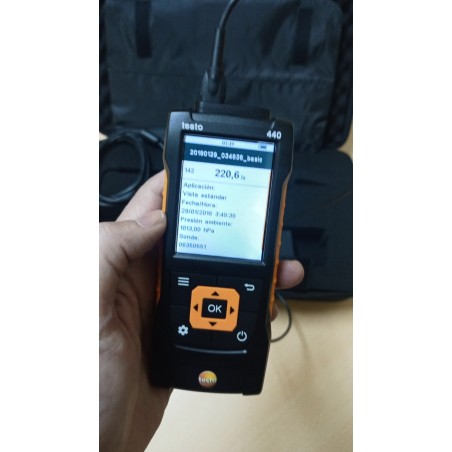 Luxometro testo 440 homologado para medidas PRL