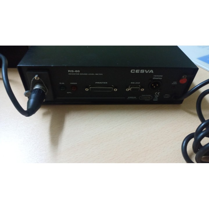 Precinto de la unidad RS-60 en su instalación